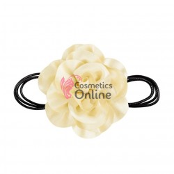 Floare cu snur pentru decor gat sau mana PRL50GG Crem